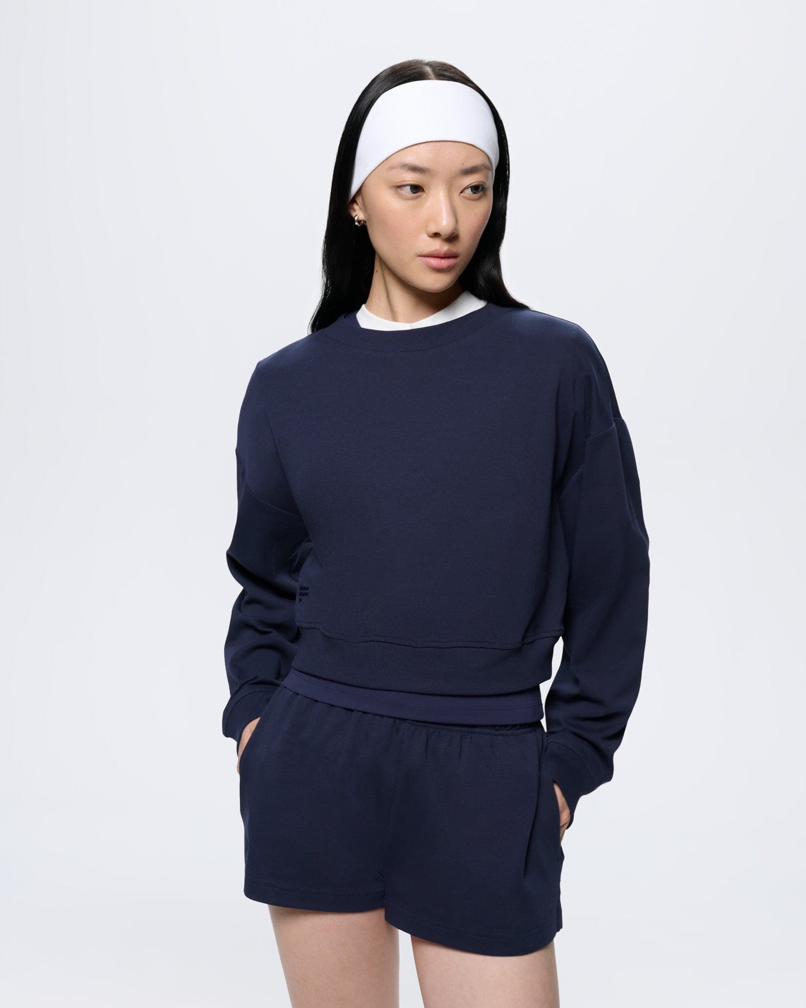 Womens Cropped Sweatshirt