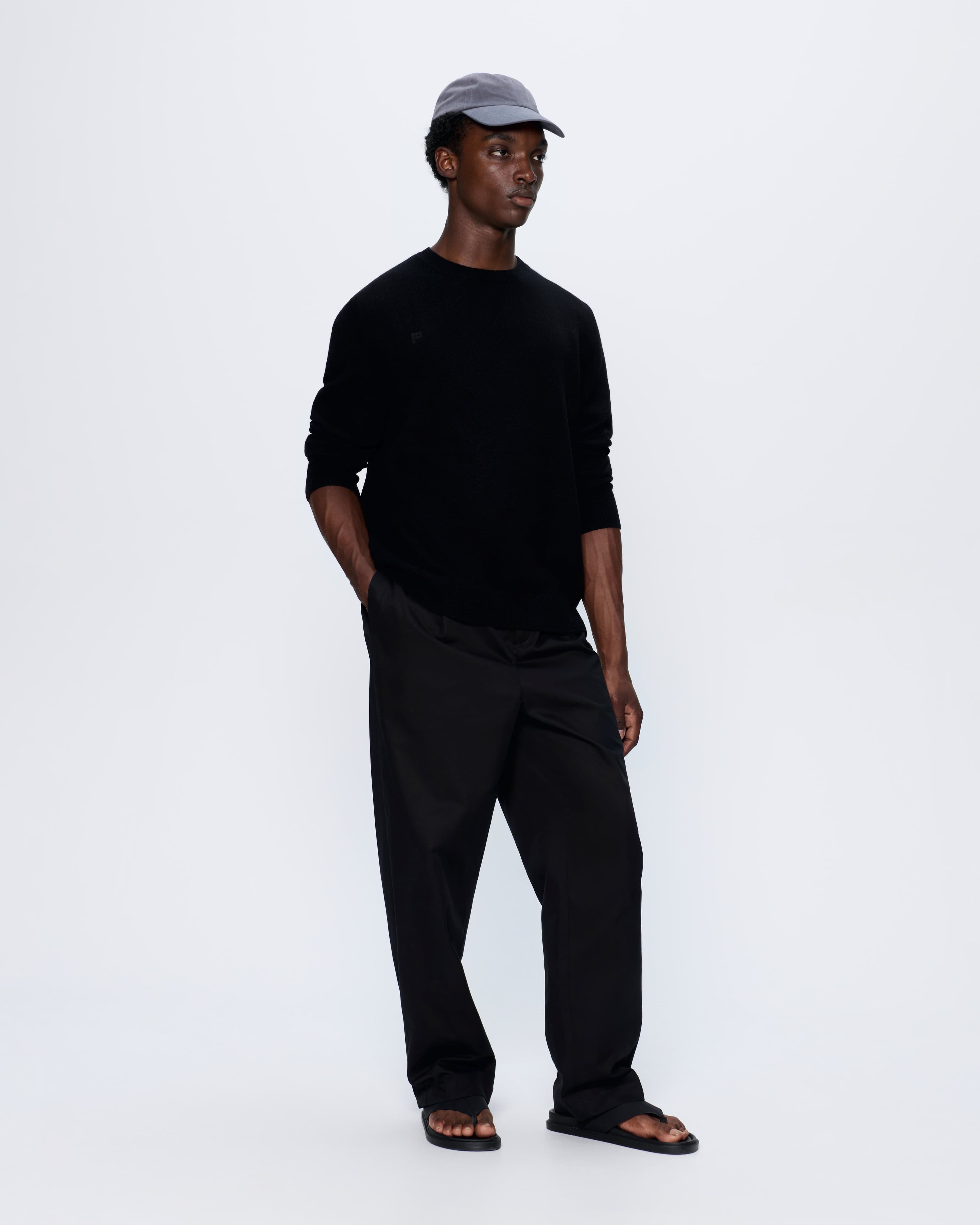 Mens Recycled Cashmere Crewneck Sweatshirt