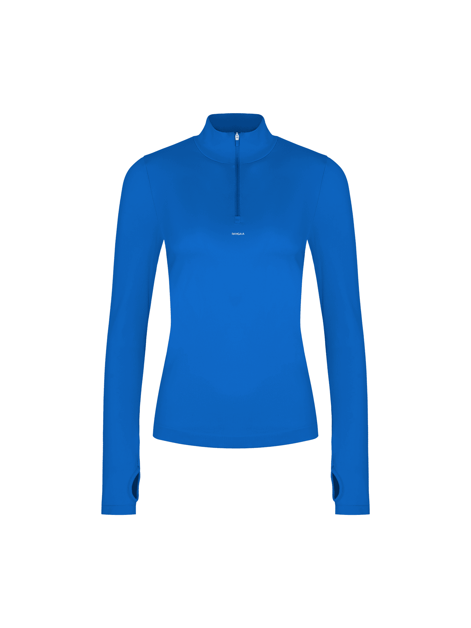 Womens 99% Bio-Based Zipped Long Sleeve Top