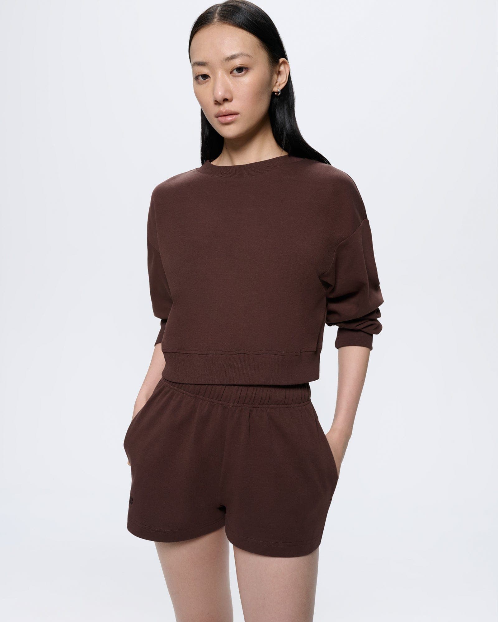 Womens Cropped Sweatshirt